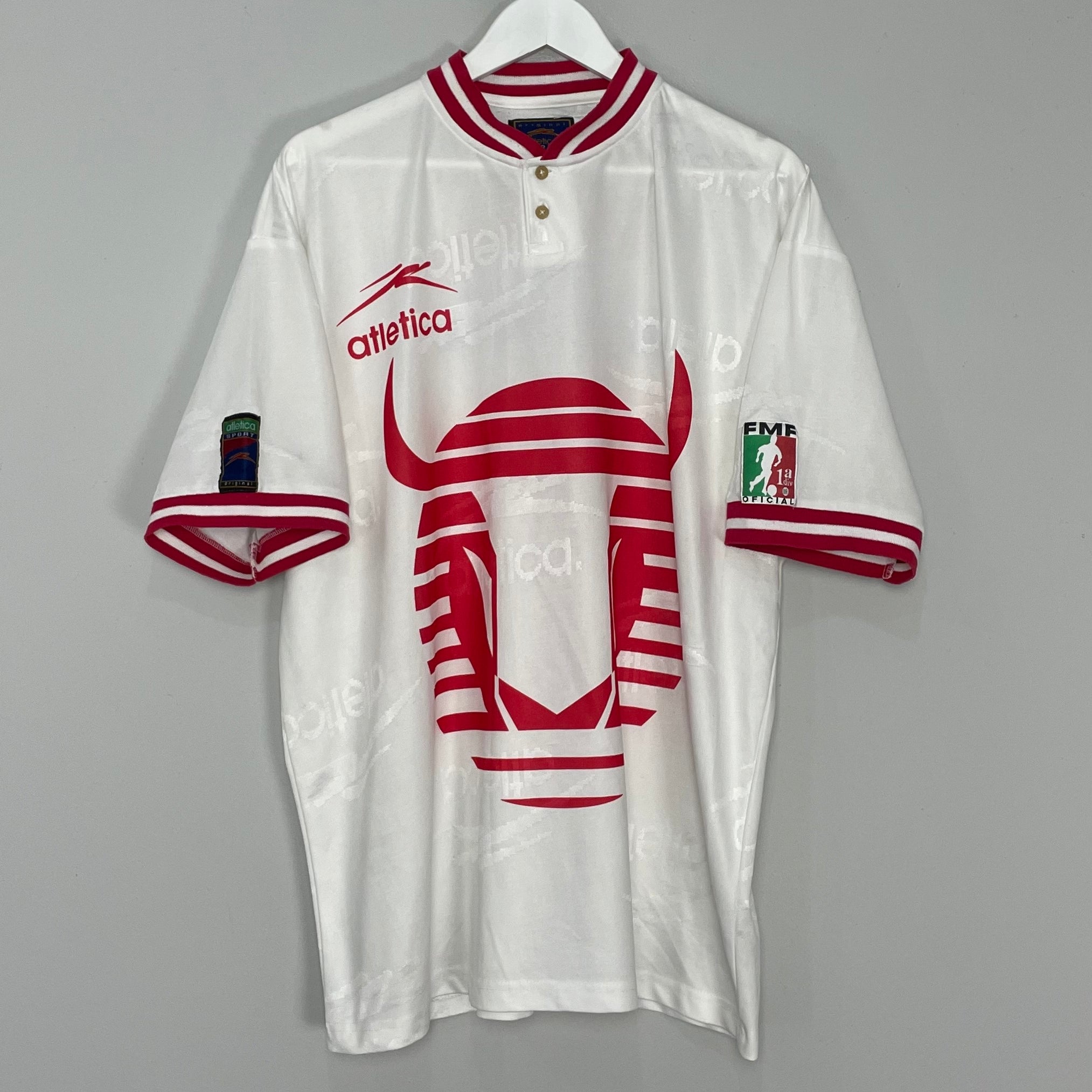 Shop 1996/97 TOROS NEZA HOME SHIRT (XL) ATLETICA, classic football shirts, vintage football shirts & retro soccer jerseys at Cult Kits