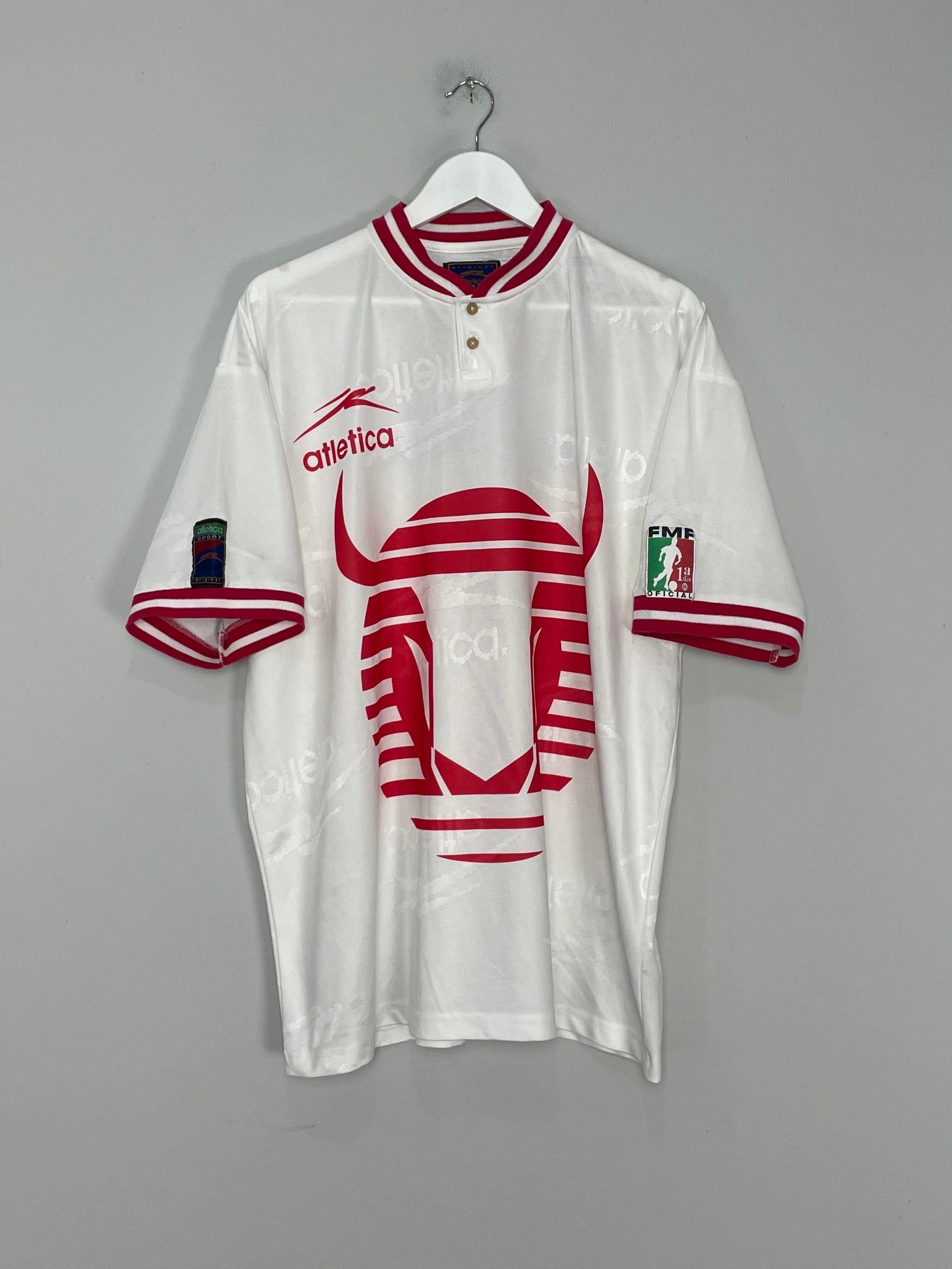 Shop 1996/97 TOROS NEZA HOME SHIRT (XL) ATLETICA, classic football shirts, vintage football shirts & retro soccer jerseys at Cult Kits