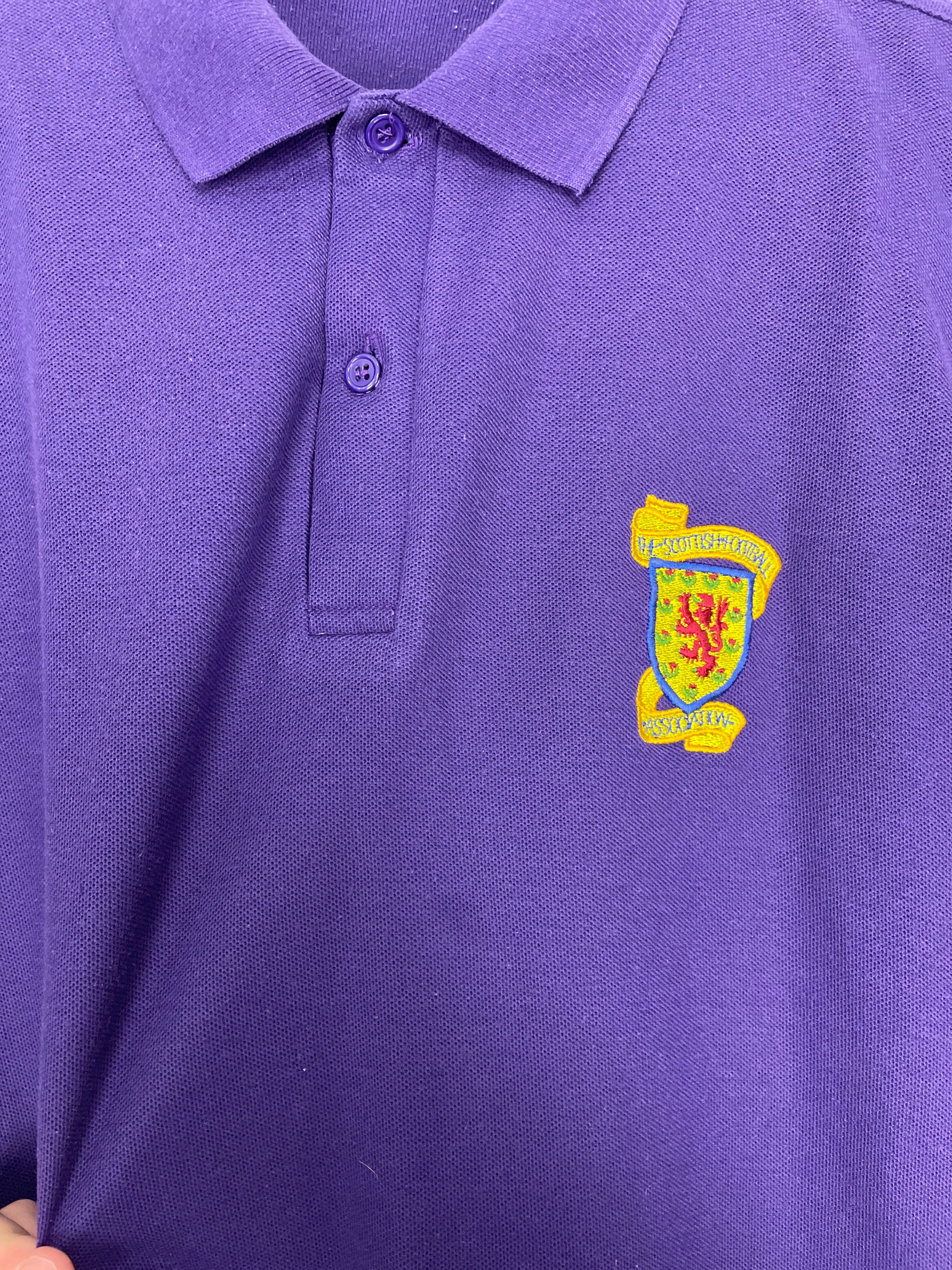 Shop 1999/00 SCOTLAND POLO SHIRT (L), classic football shirts, vintage football shirts & retro soccer jerseys at Cult Kits