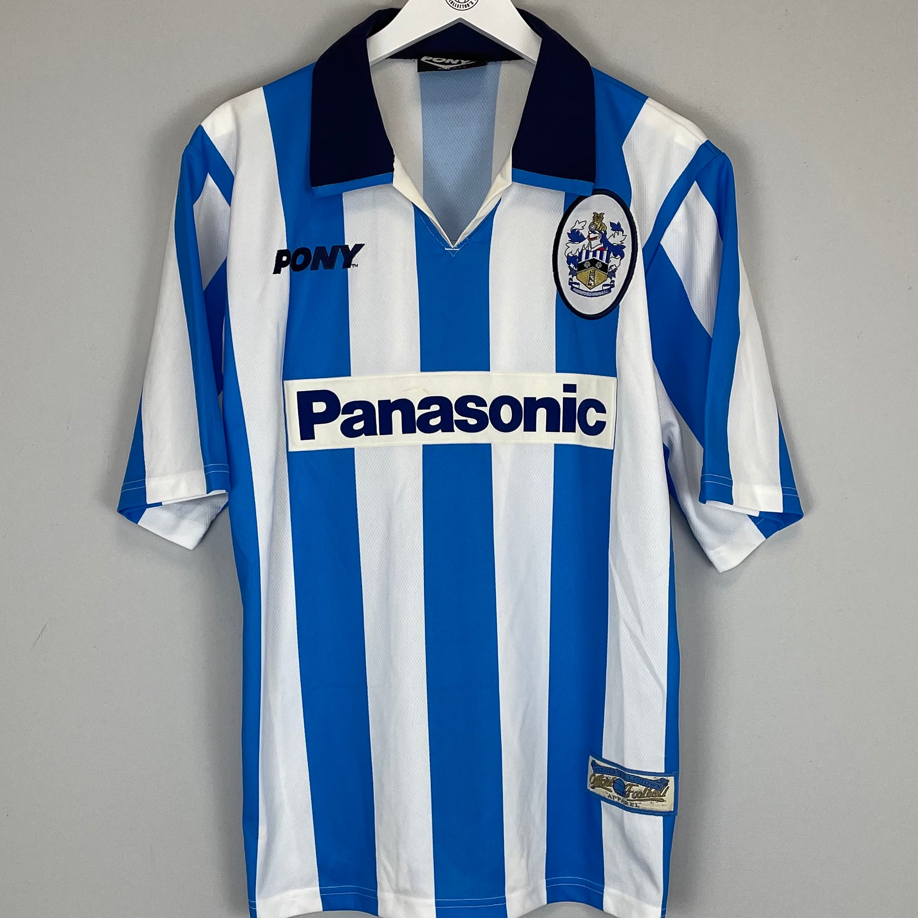Shop 1997/99 HUDDERSFIELD HOME SHIRT (L) PONY, classic football shirts, vintage football shirts & retro soccer jerseys at Cult Kits