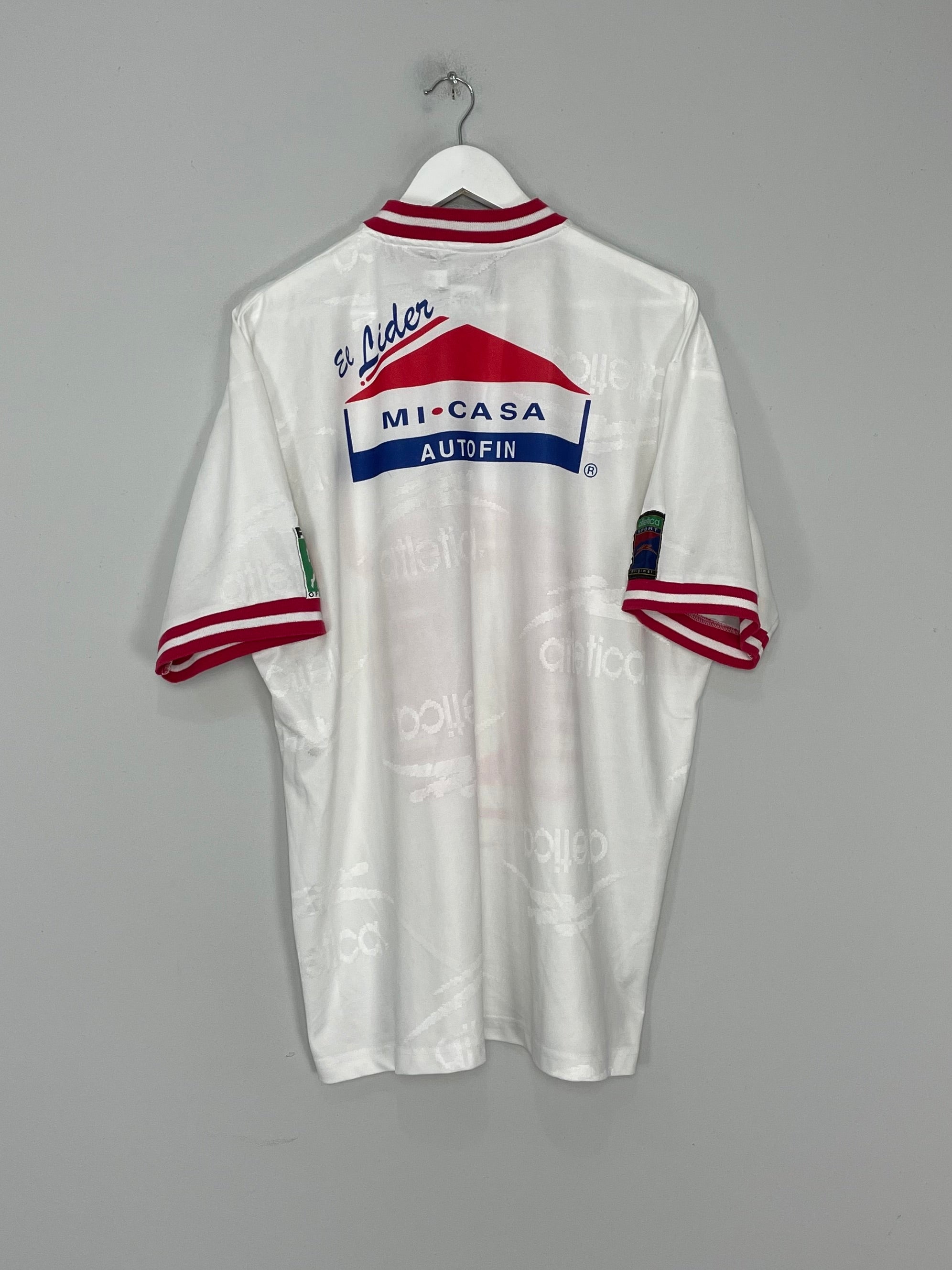 Shop 1996/97 TOROS NEZA HOME SHIRT (XL) ATLETICA, classic football shirts, vintage football shirts & retro soccer jerseys at Cult Kits