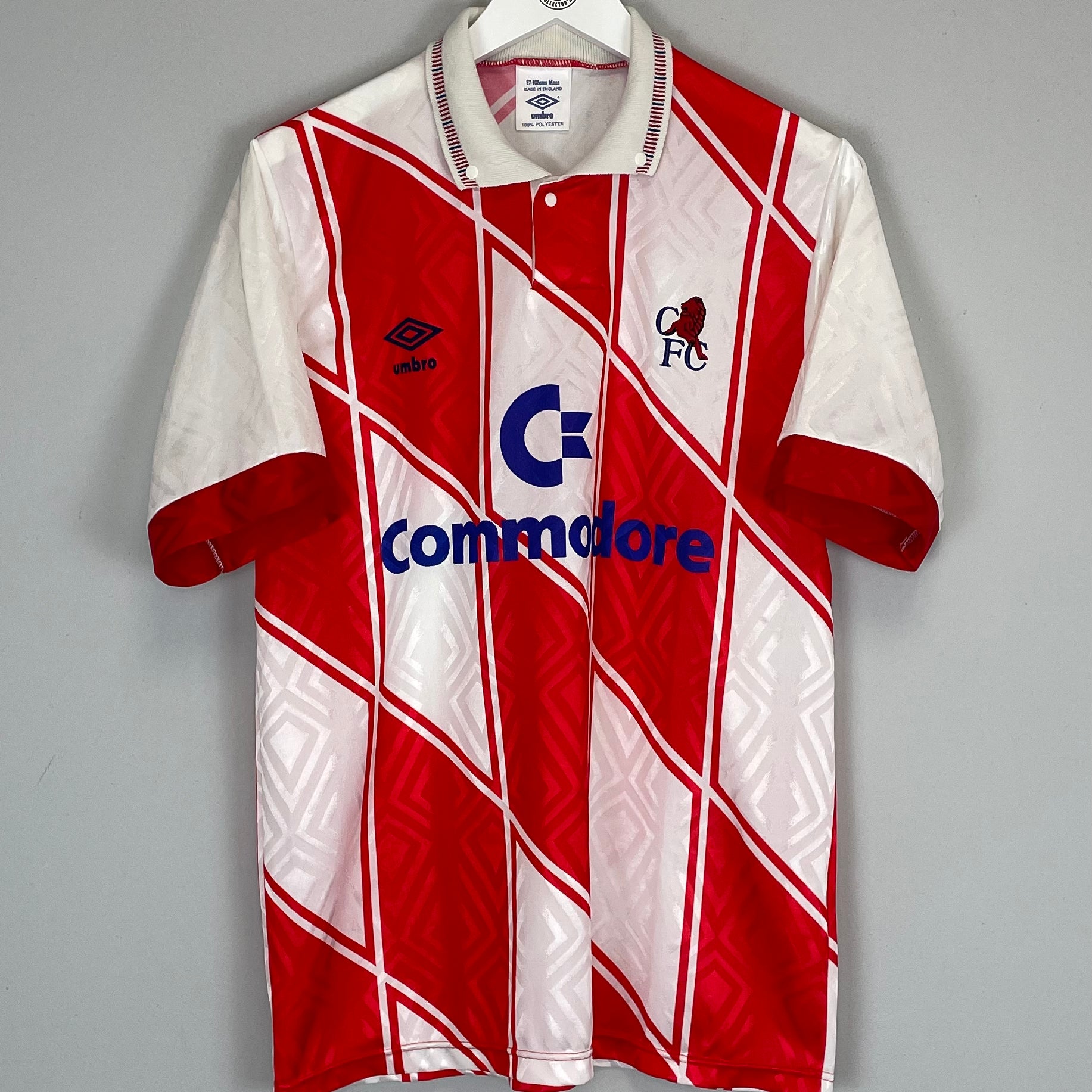 Shop 1990/92 CHELSEA AWAY SHIRT (M) UMBRO, classic football shirts, vintage football shirts & retro soccer jerseys at Cult Kits