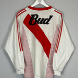 Shop 2002/03 RIVER PLATE L/S HOME SHIRT (S) ADIDAS, classic football shirts, vintage football shirts & retro soccer jerseys at Cult Kits