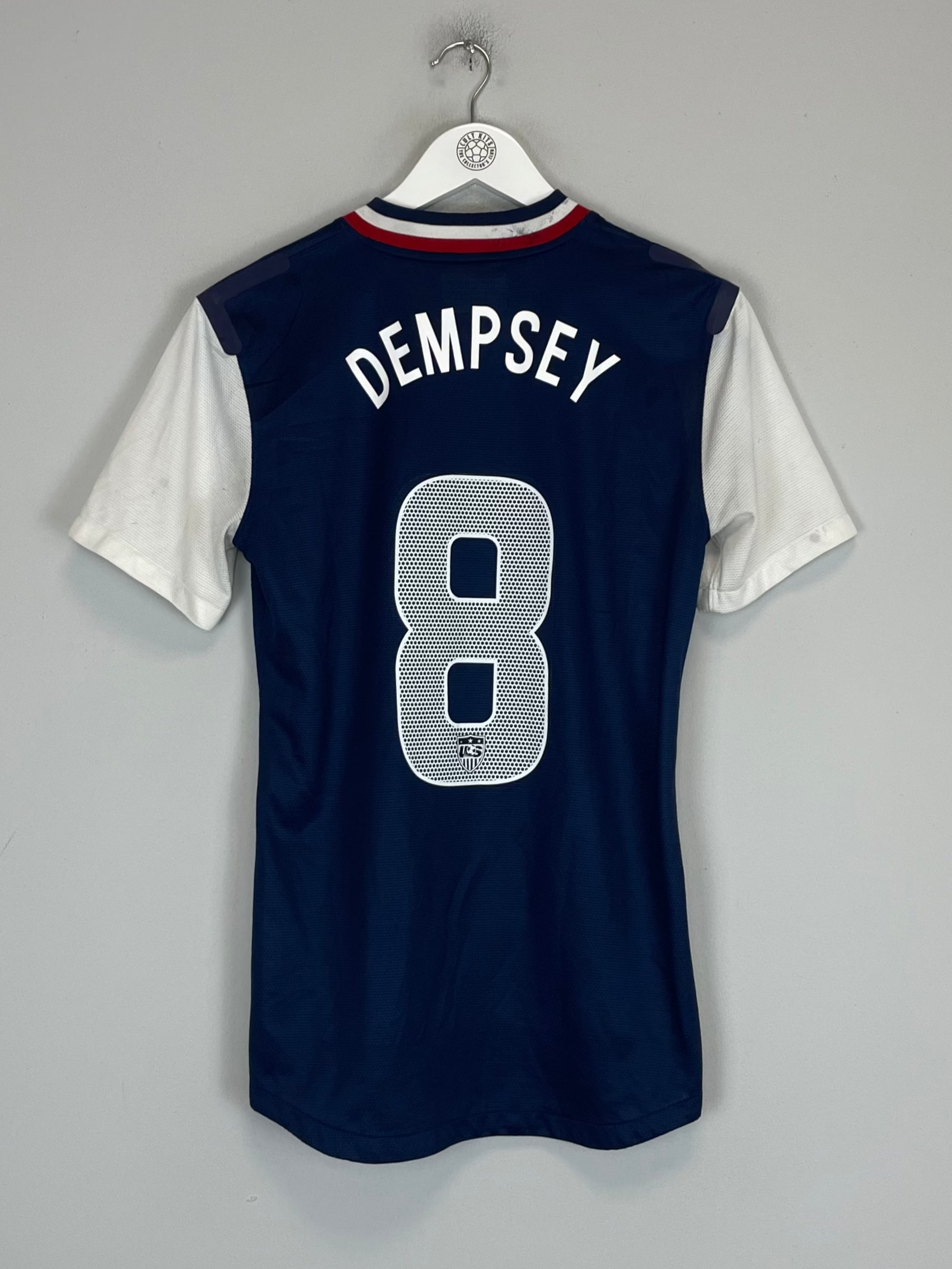 Shop 2012/14 USA DEMPSEY #8 *PLAYER ISSUE* AWAY SHIRT (M) NIKE, classic football shirts, vintage football shirts & retro soccer jerseys at Cult Kits