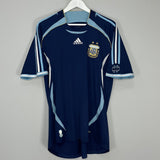 Shop 2006/07 ARGENTINA AWAY SHIRT (XL) ADIDAS, classic football shirts, vintage football shirts & retro soccer jerseys at Cult Kits