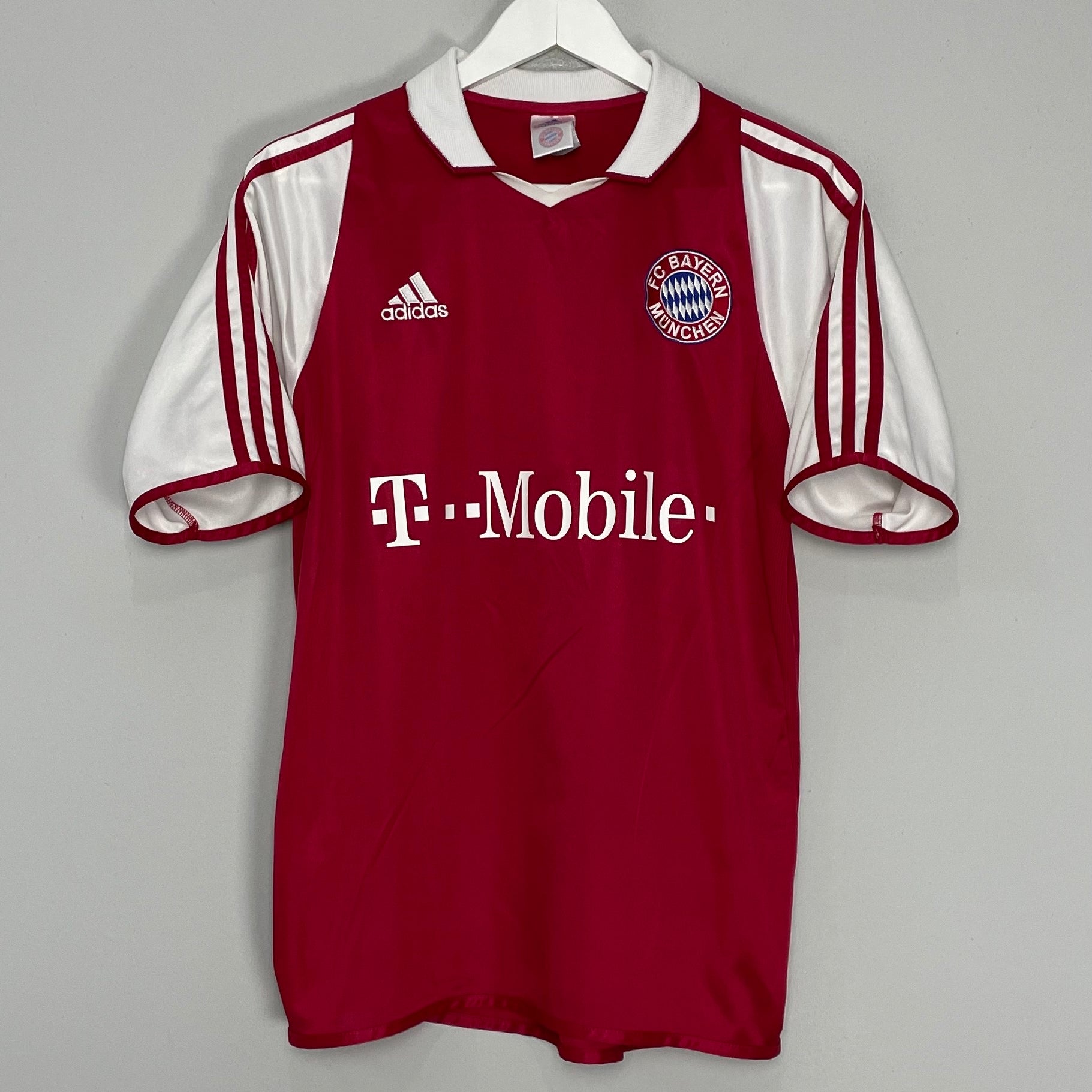 Shop 2003/04 BAYERN MUNICH HOME SHIRT (S) ADIDAS, classic football shirts, vintage football shirts & retro soccer jerseys at Cult Kits