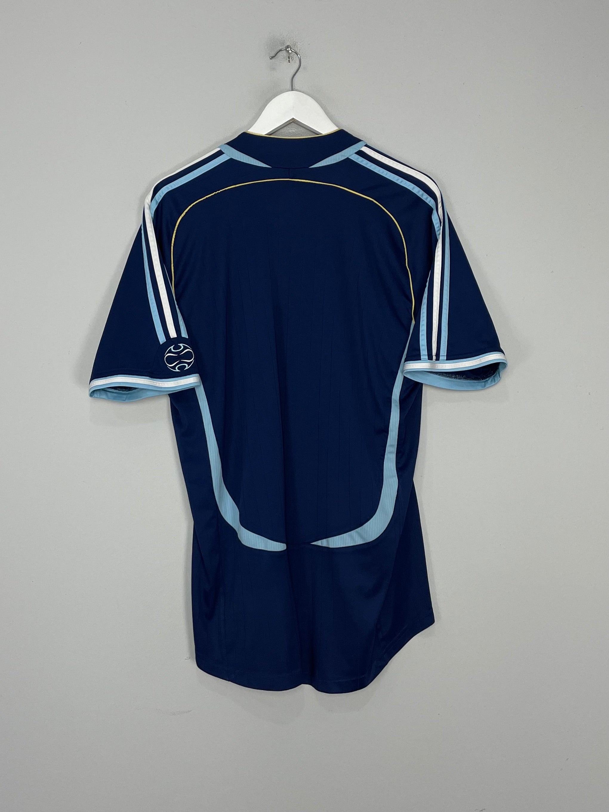 Shop 2006/07 ARGENTINA AWAY SHIRT (XL) ADIDAS, classic football shirts, vintage football shirts & retro soccer jerseys at Cult Kits