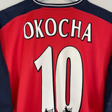 2003/05 BOLTON OKOCHA #10 *BNWT* AWAY SHIRT (XL) REEBOK
