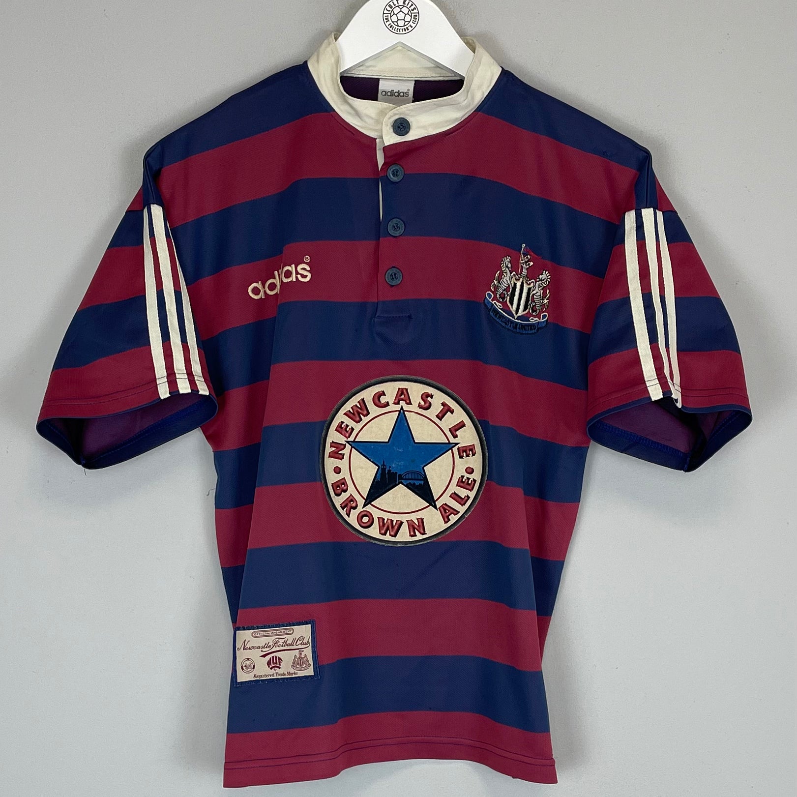 Shop 1995/96 NEWCASTLE UNITED AWAY SHIRT (S) ADIDAS, classic football shirts, vintage football shirts & retro soccer jerseys at Cult Kits
