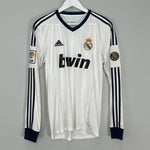 Shop 2012/13 REAL MADRID RONALDO #7 L/S HOME SHIRT (S) ADIDAS, classic football shirts, vintage football shirts & retro soccer jerseys at Cult Kits