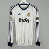 Shop 2012/13 REAL MADRID RONALDO #7 L/S HOME SHIRT (S) ADIDAS, classic football shirts, vintage football shirts & retro soccer jerseys at Cult Kits