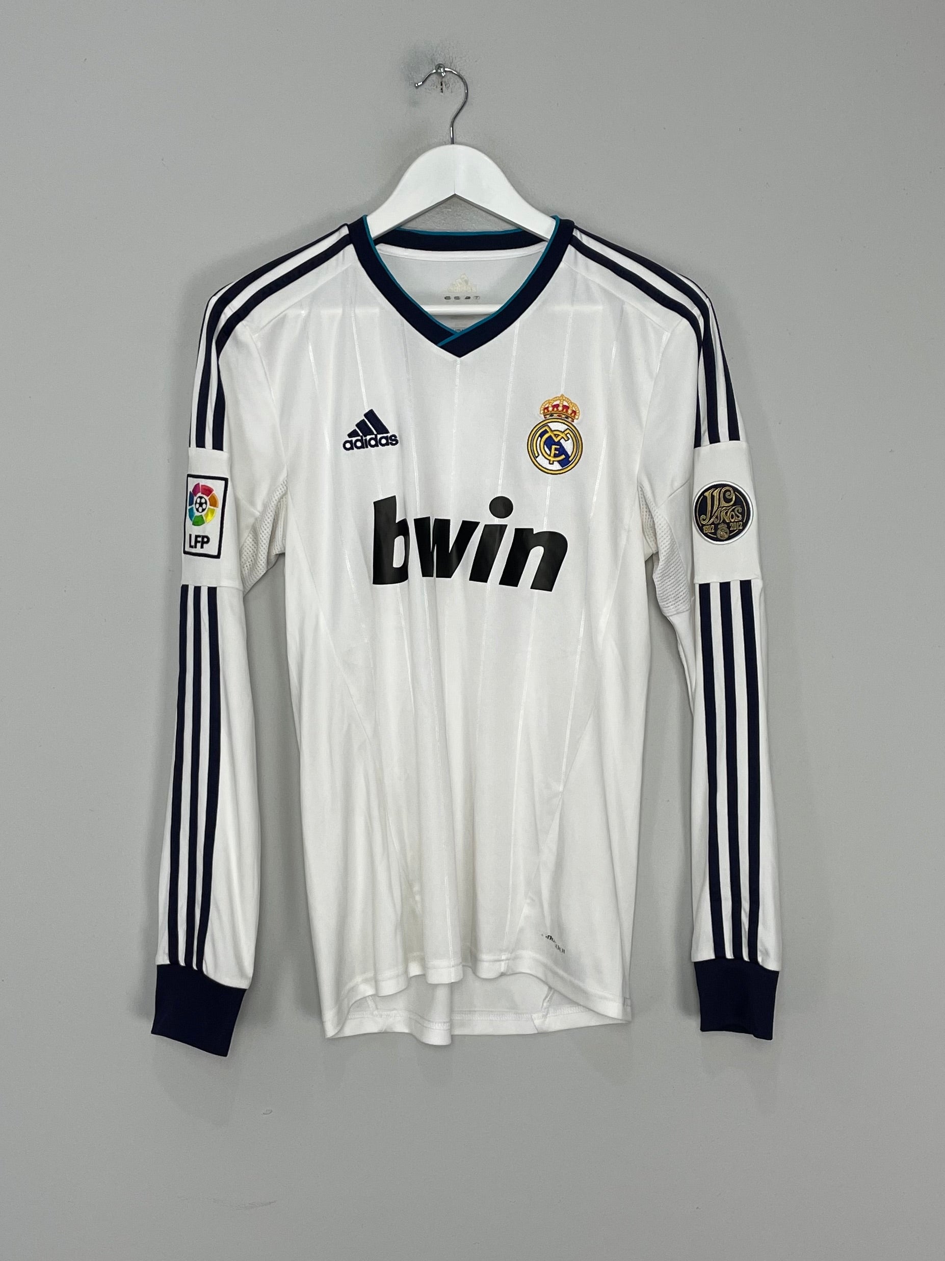 Shop 2012/13 REAL MADRID RONALDO #7 L/S HOME SHIRT (S) ADIDAS, classic football shirts, vintage football shirts & retro soccer jerseys at Cult Kits