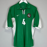 2000/01 NIGERIA KANU #4 HOME SHIRT (L) NIKE