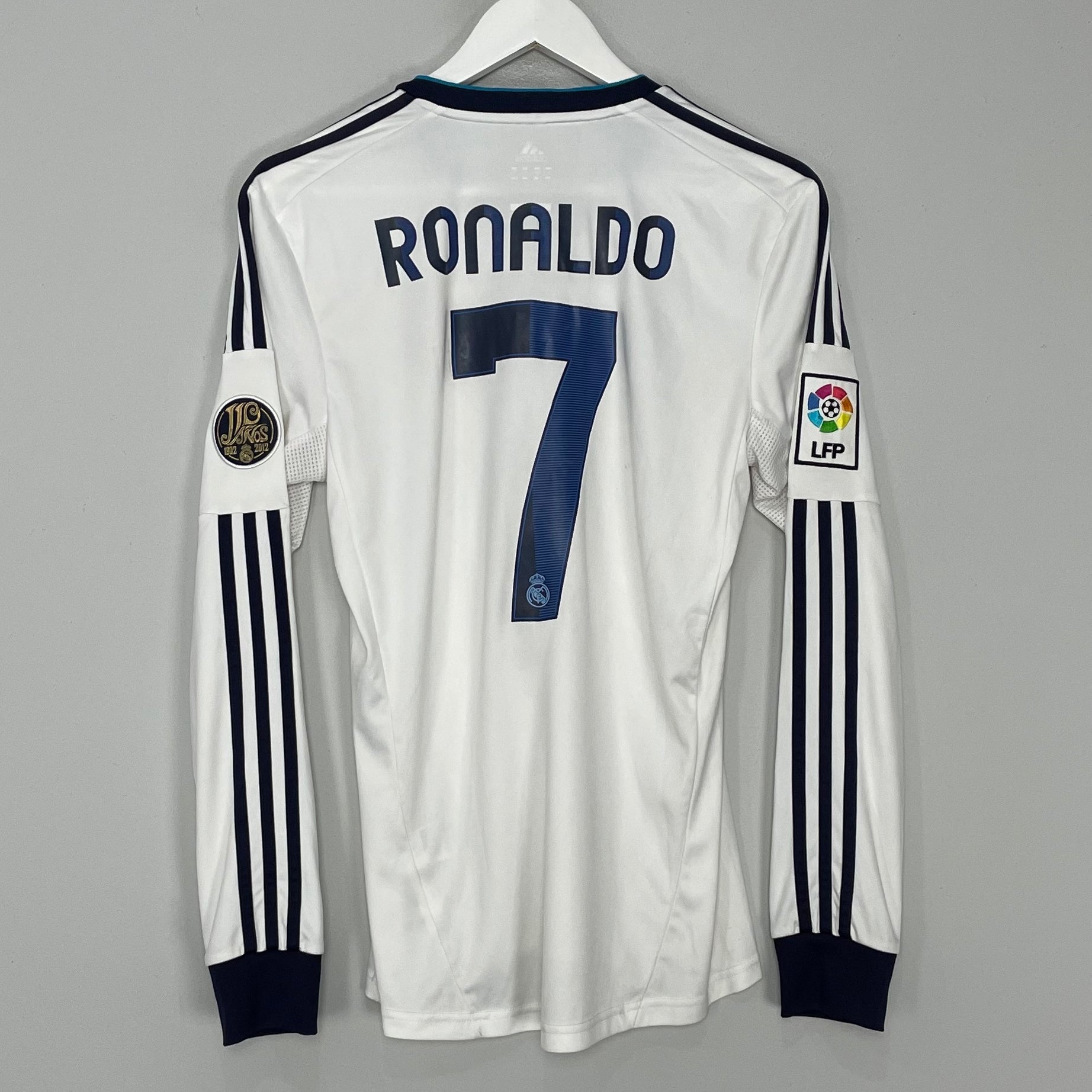 Shop 2012/13 REAL MADRID RONALDO #7 L/S HOME SHIRT (S) ADIDAS, classic football shirts, vintage football shirts & retro soccer jerseys at Cult Kits