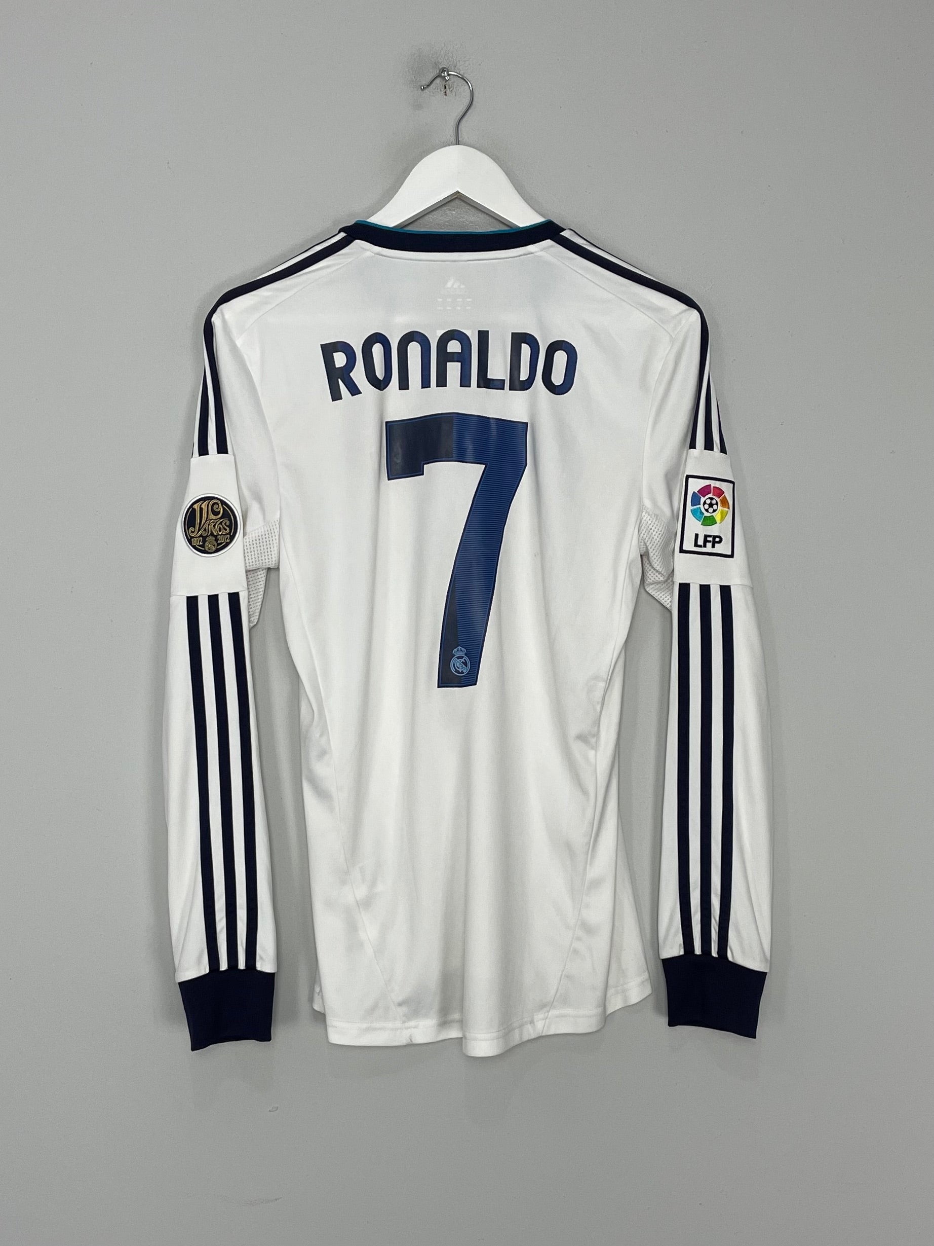 Shop 2012/13 REAL MADRID RONALDO #7 L/S HOME SHIRT (S) ADIDAS, classic football shirts, vintage football shirts & retro soccer jerseys at Cult Kits