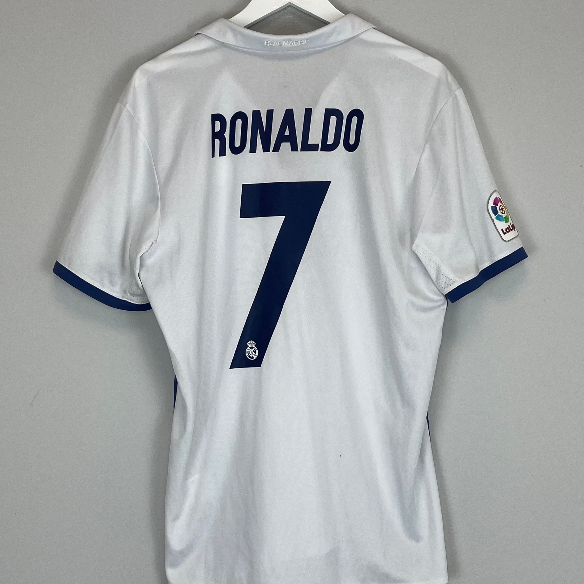 Shop 2016/17 REAL MADRID RONALDO #7 HOME SHIRT (L) ADIDAS, classic football shirts, vintage football shirts & retro soccer jerseys at Cult Kits