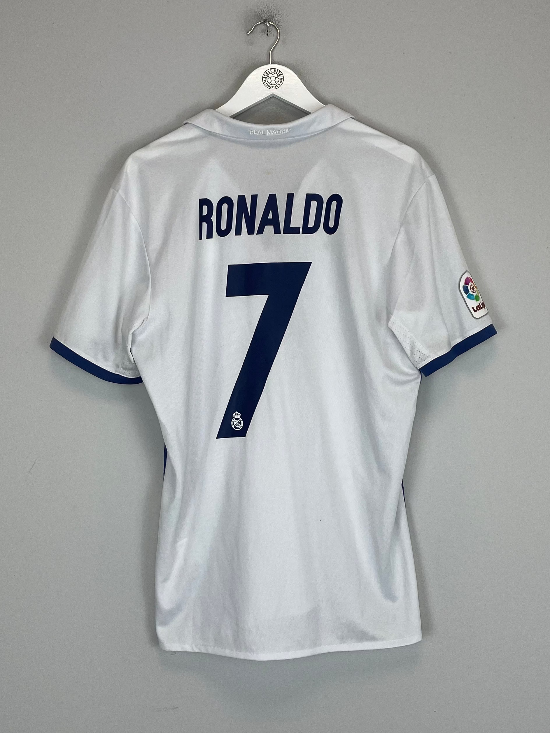 Shop 2016/17 REAL MADRID RONALDO #7 HOME SHIRT (L) ADIDAS, classic football shirts, vintage football shirts & retro soccer jerseys at Cult Kits
