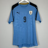 2016/17 URUGUAY SUAREZ #9 *PLAYER ISSUE* HOME SHIRT (XL) PUMA