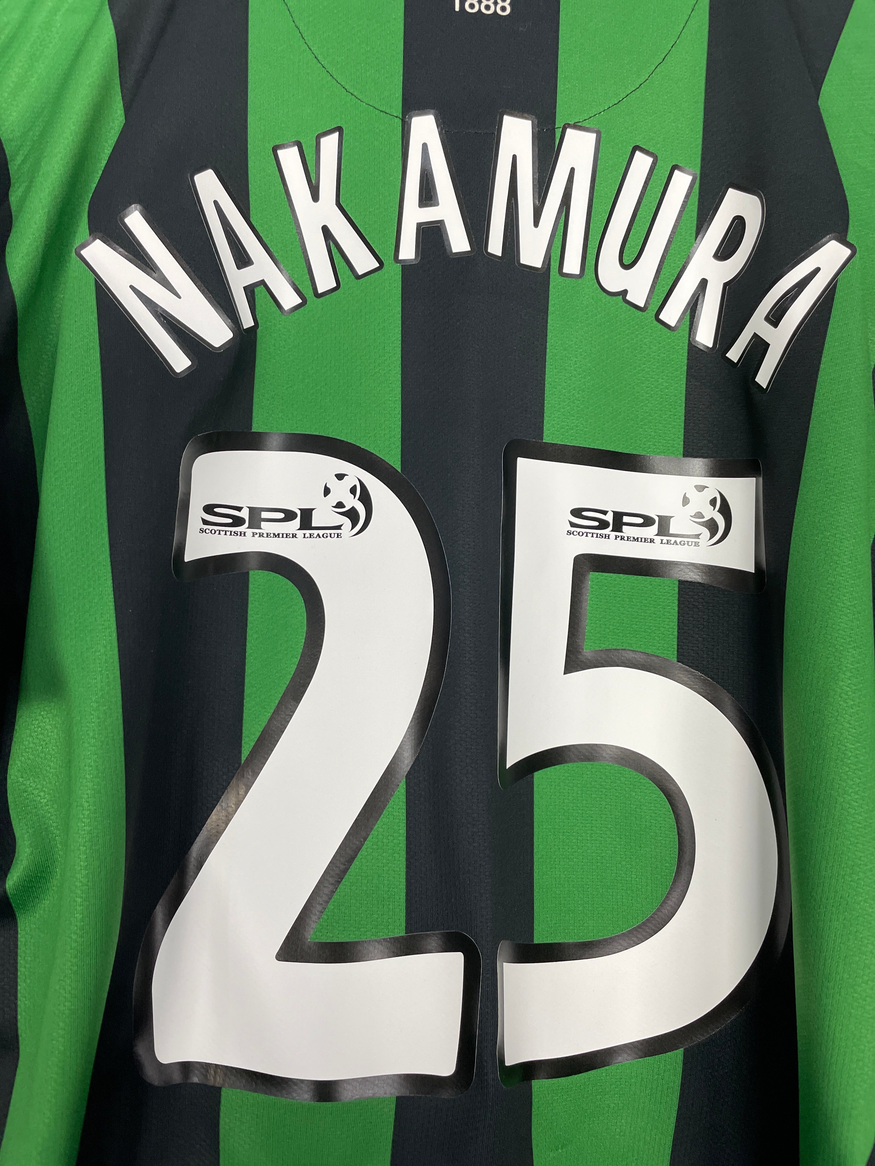 Shop 2006/07 CELTIC NAKAMURA #25 AWAY SHIRT (XL) NIKE, classic football shirts, vintage football shirts & retro soccer jerseys at Cult Kits