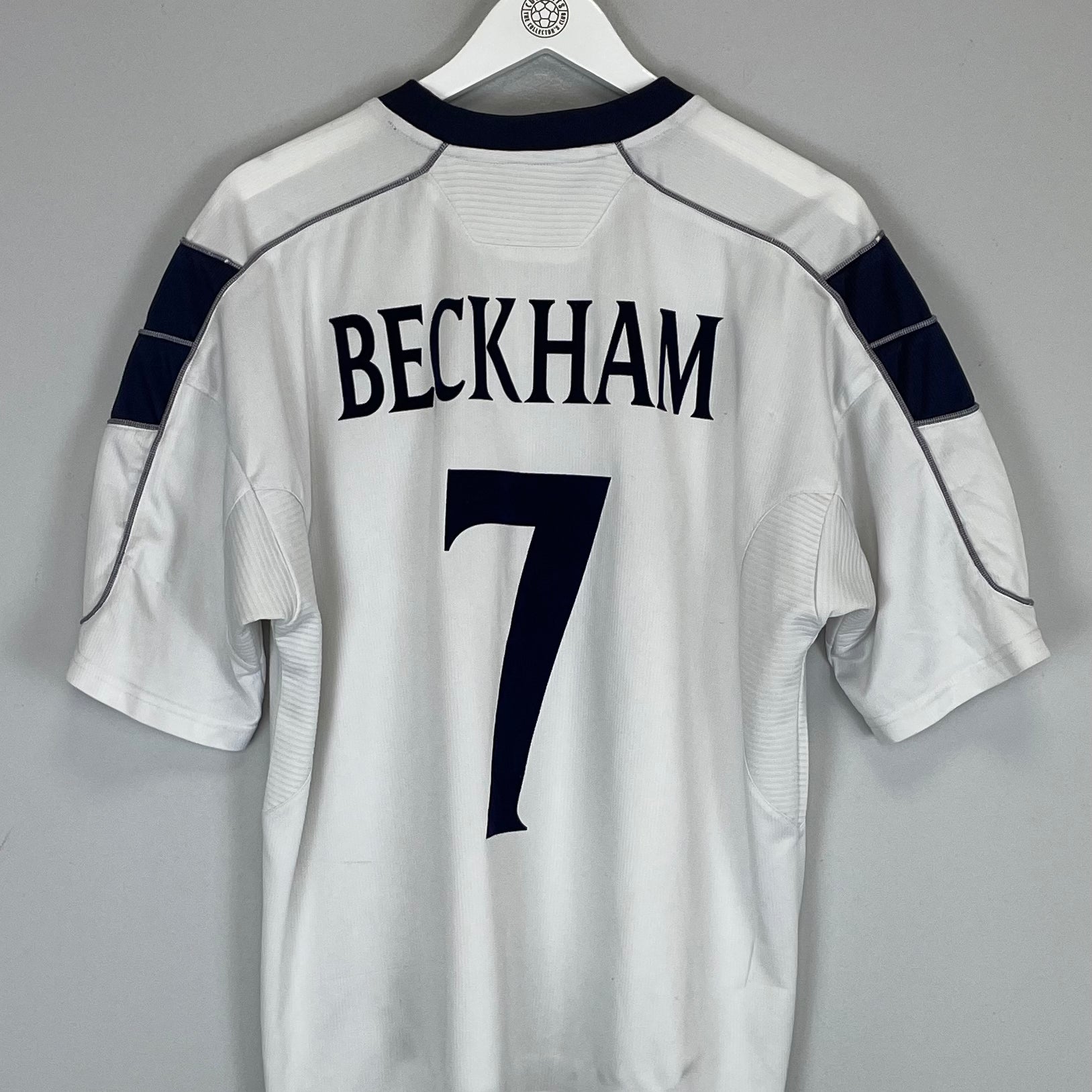 Shop 2000/01 MANCHESTER UNITED BECKHAM #7 AWAY SHIRT (M) UMBRO, classic football shirts, vintage football shirts & retro soccer jerseys at Cult Kits