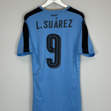 2016/17 URUGUAY SUAREZ #9 *PLAYER ISSUE* HOME SHIRT (XL) PUMA