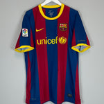Shop 2010/11 BARCELONA MESSI #10 HOME SHIRT (XL) NIKE, classic football shirts, vintage football shirts & retro soccer jerseys at Cult Kits