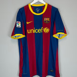 Shop 2010/11 BARCELONA MESSI #10 HOME SHIRT (XL) NIKE, classic football shirts, vintage football shirts & retro soccer jerseys at Cult Kits