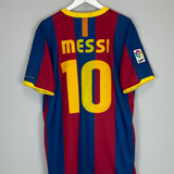 Shop 2010/11 BARCELONA MESSI #10 HOME SHIRT (XL) NIKE, classic football shirts, vintage football shirts & retro soccer jerseys at Cult Kits