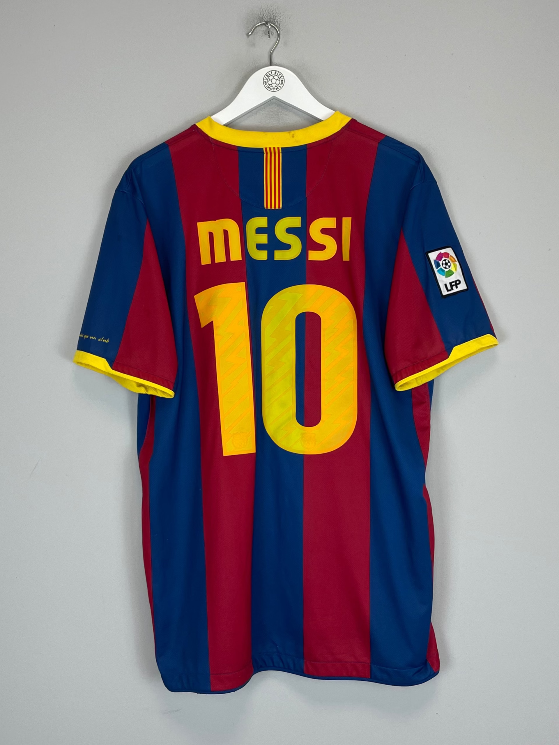 Shop 2010/11 BARCELONA MESSI #10 HOME SHIRT (XL) NIKE, classic football shirts, vintage football shirts & retro soccer jerseys at Cult Kits