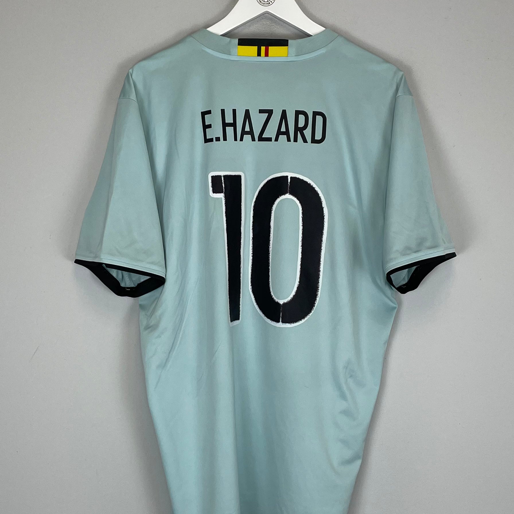 Shop 2016/17 BELGIUM E.HAZARD #10 AWAY SHIRT (XL) ADIDAS, classic football shirts, vintage football shirts & retro soccer jerseys at Cult Kits