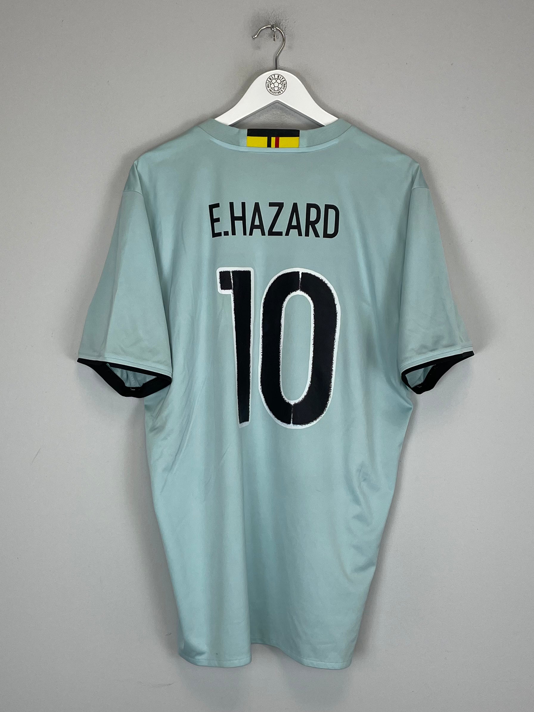 Shop 2016/17 BELGIUM E.HAZARD #10 AWAY SHIRT (XL) ADIDAS, classic football shirts, vintage football shirts & retro soccer jerseys at Cult Kits