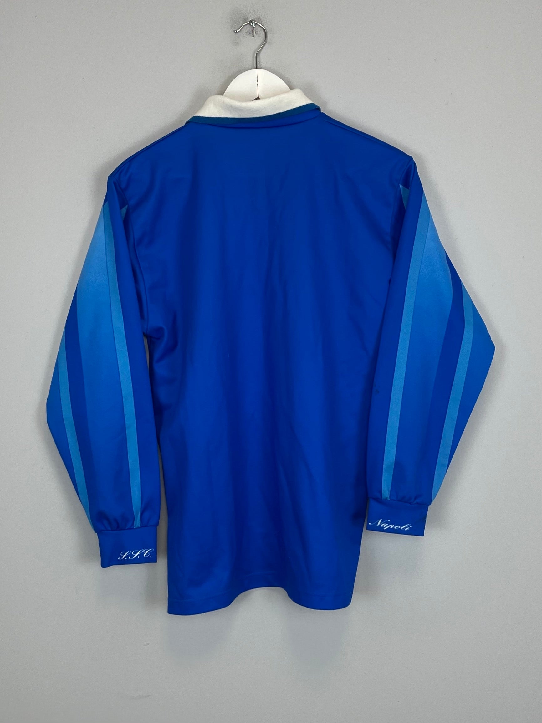 Shop 1996/97 NAPOLI L/S HOME SHIRT (M) LOTTO, classic football shirts, vintage football shirts & retro soccer jerseys at Cult Kits