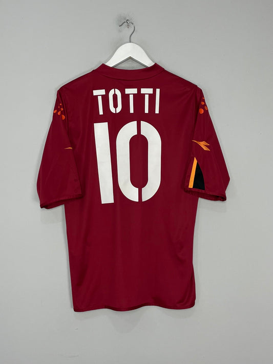 2004/05 ROMA TOTTI #10 HOME SHIRT (XL) DIADORA