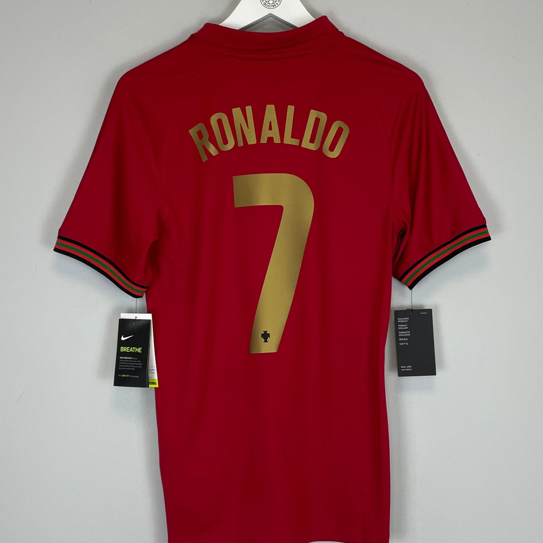 Shop 2020/21 PORTUGAL RONALDO #7 *BNWT* HOME SHIRT (S) NIKE, classic football shirts, vintage football shirts & retro soccer jerseys at Cult Kits