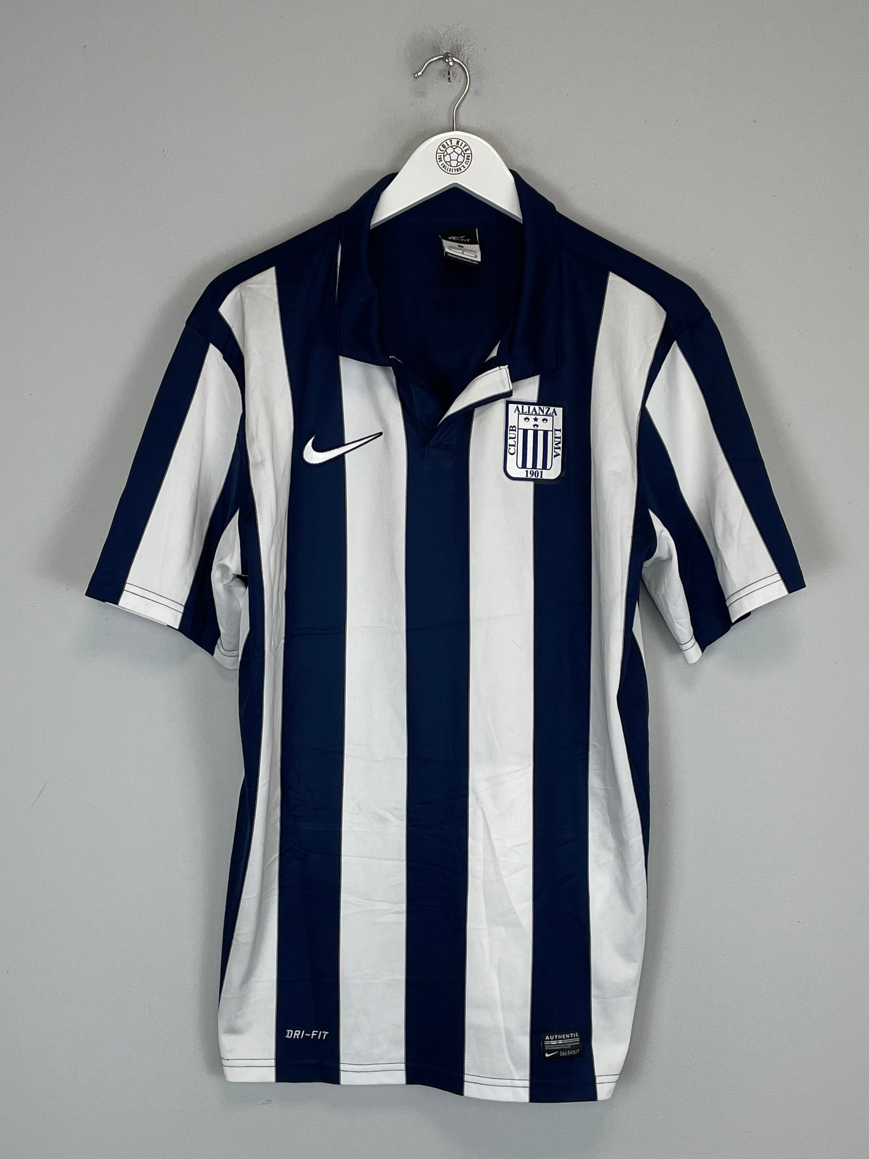 Shop 2013/14 ALIANZA LIMA HOME SHIRT (L) NIKE, classic football shirts, vintage football shirts & retro soccer jerseys at Cult Kits