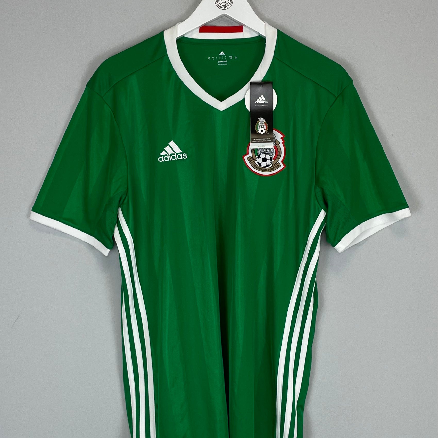 Shop 2016/17 MEXICO *BNWT* HOME SHIRT (L) ADIDAS, classic football shirts, vintage football shirts & retro soccer jerseys at Cult Kits
