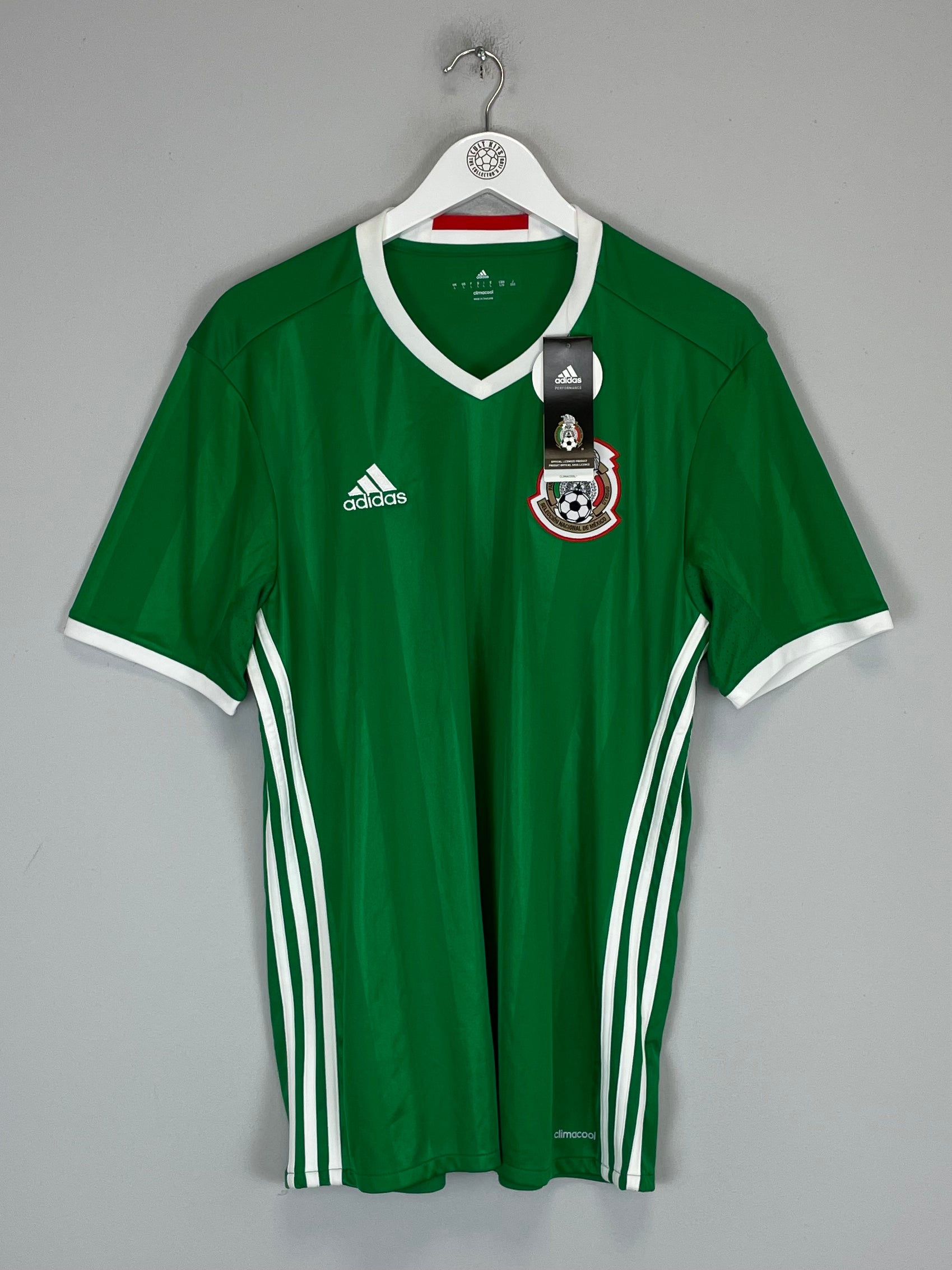 Shop 2016/17 MEXICO *BNWT* HOME SHIRT (L) ADIDAS, classic football shirts, vintage football shirts & retro soccer jerseys at Cult Kits