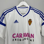 Shop 2016/17 REAL ZARAGOZA HOME SHIRT (M) ADIDAS, classic football shirts, vintage football shirts & retro soccer jerseys at Cult Kits