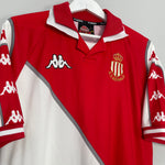 Shop 1998/99 MONACO HOME SHIRT (L) KAPPA, classic football shirts, vintage football shirts & retro soccer jerseys at Cult Kits