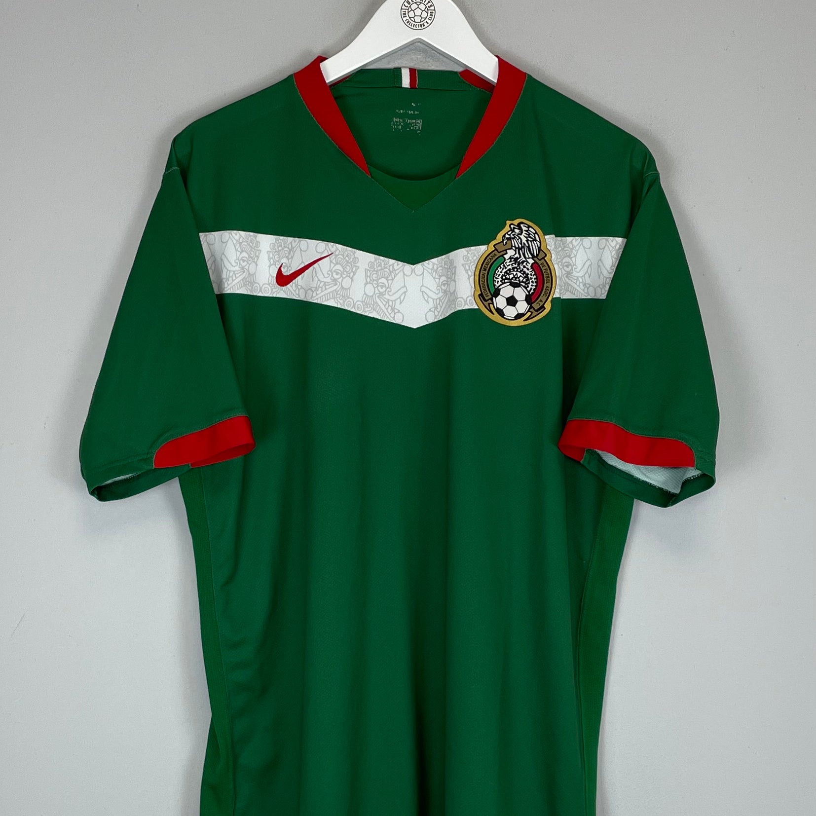 Shop 2006/07 MEXICO HOME SHIRT (M) NIKE, classic football shirts, vintage football shirts & retro soccer jerseys at Cult Kits