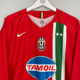 2005/06 JUVENTUS DEL PIERO #10 L/S AWAY SHIRT (M) NIKE