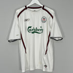 Shop 2003/04 LIVERPOOL CARRAGHER #23 AWAY SHIRT (L) REEBOK, classic football shirts, vintage football shirts & retro soccer jerseys at Cult Kits