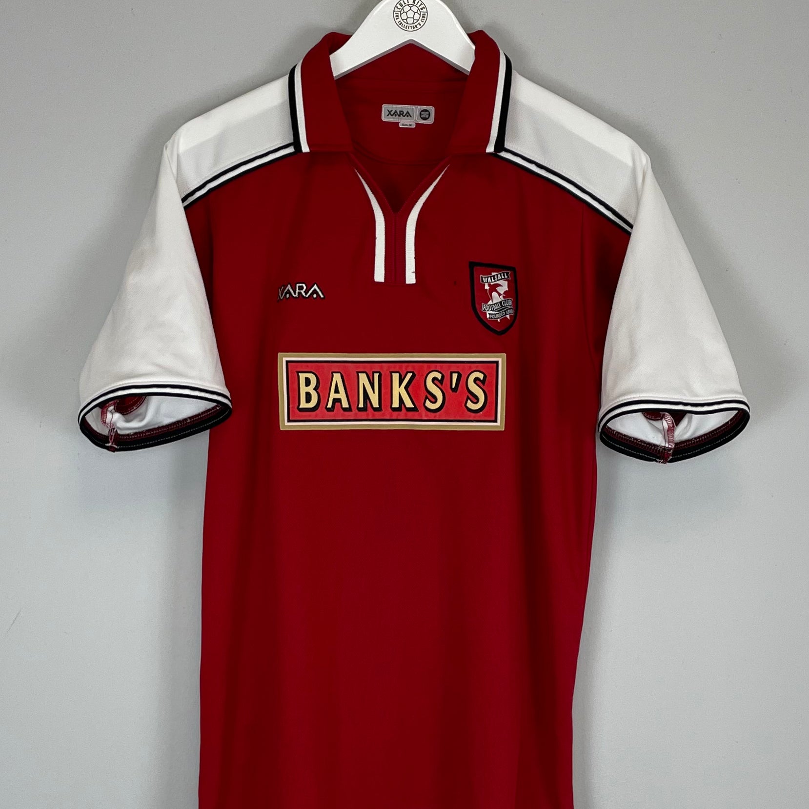 Shop 2002/03 WALSALL HOME SHIRT (M) XARA, classic football shirts, vintage football shirts & retro soccer jerseys at Cult Kits
