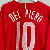 2005/06 JUVENTUS DEL PIERO #10 L/S AWAY SHIRT (M) NIKE