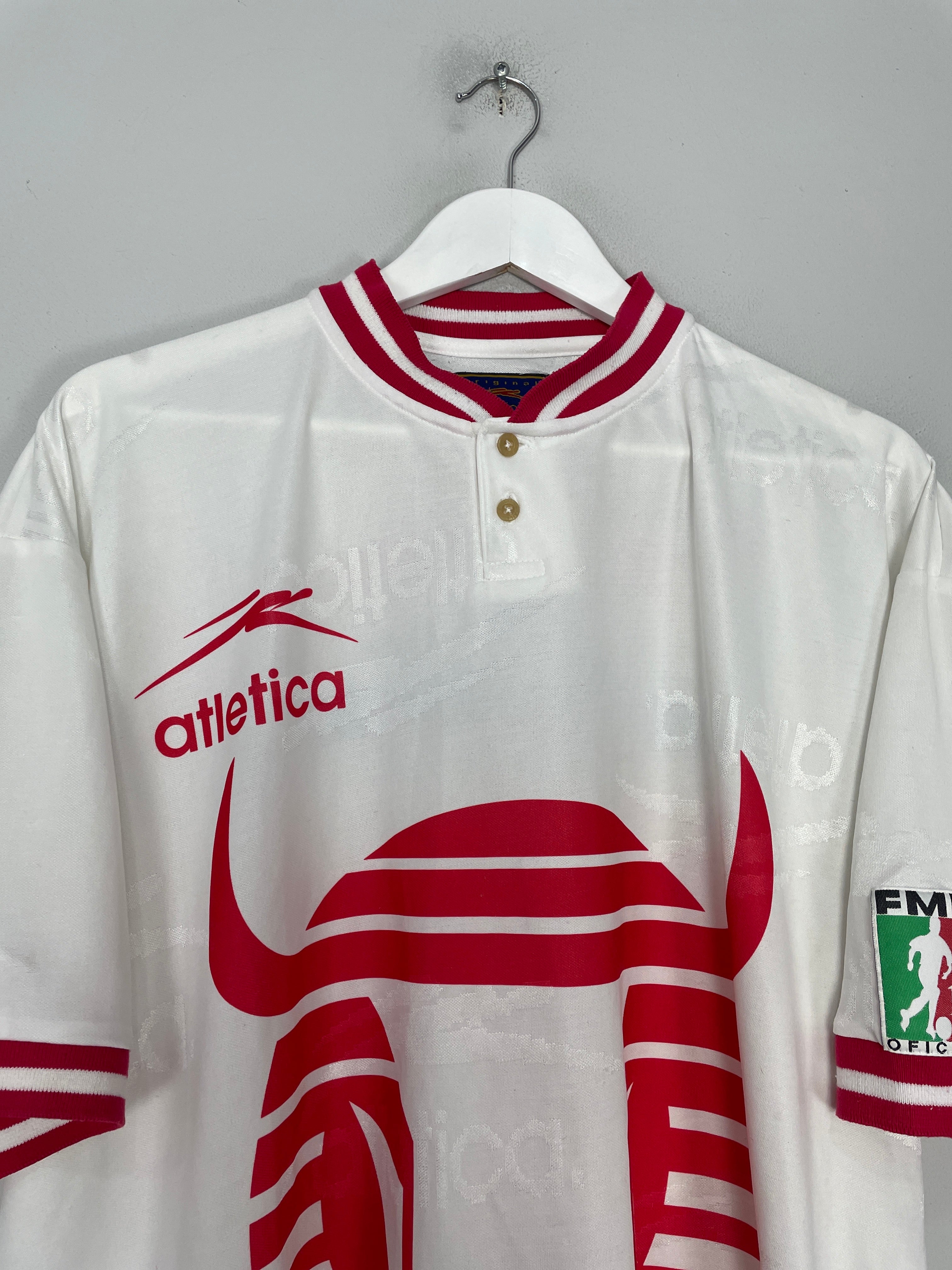Shop 1996/97 TOROS NEZA HOME SHIRT (XL) ATLETICA, classic football shirts, vintage football shirts & retro soccer jerseys at Cult Kits