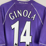1998/99 TOTTENHAM GINOLA #14 AWAY SHIRT (L) PONY