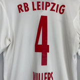 2014/15 RED BULL LEIPZIG WILLERS #4 *PLAYER ISSUE* HOME SHIRT (M) NIKE