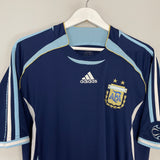 Shop 2006/07 ARGENTINA AWAY SHIRT (XL) ADIDAS, classic football shirts, vintage football shirts & retro soccer jerseys at Cult Kits