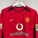 2002/04 MANCHESTER UNITED RONALDO #7 L/S HOME SHIRT (S) NIKE