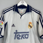Shop 2000/01 REAL MADRID HOME SHIRT (M) ADIDAS, classic football shirts, vintage football shirts & retro soccer jerseys at Cult Kits